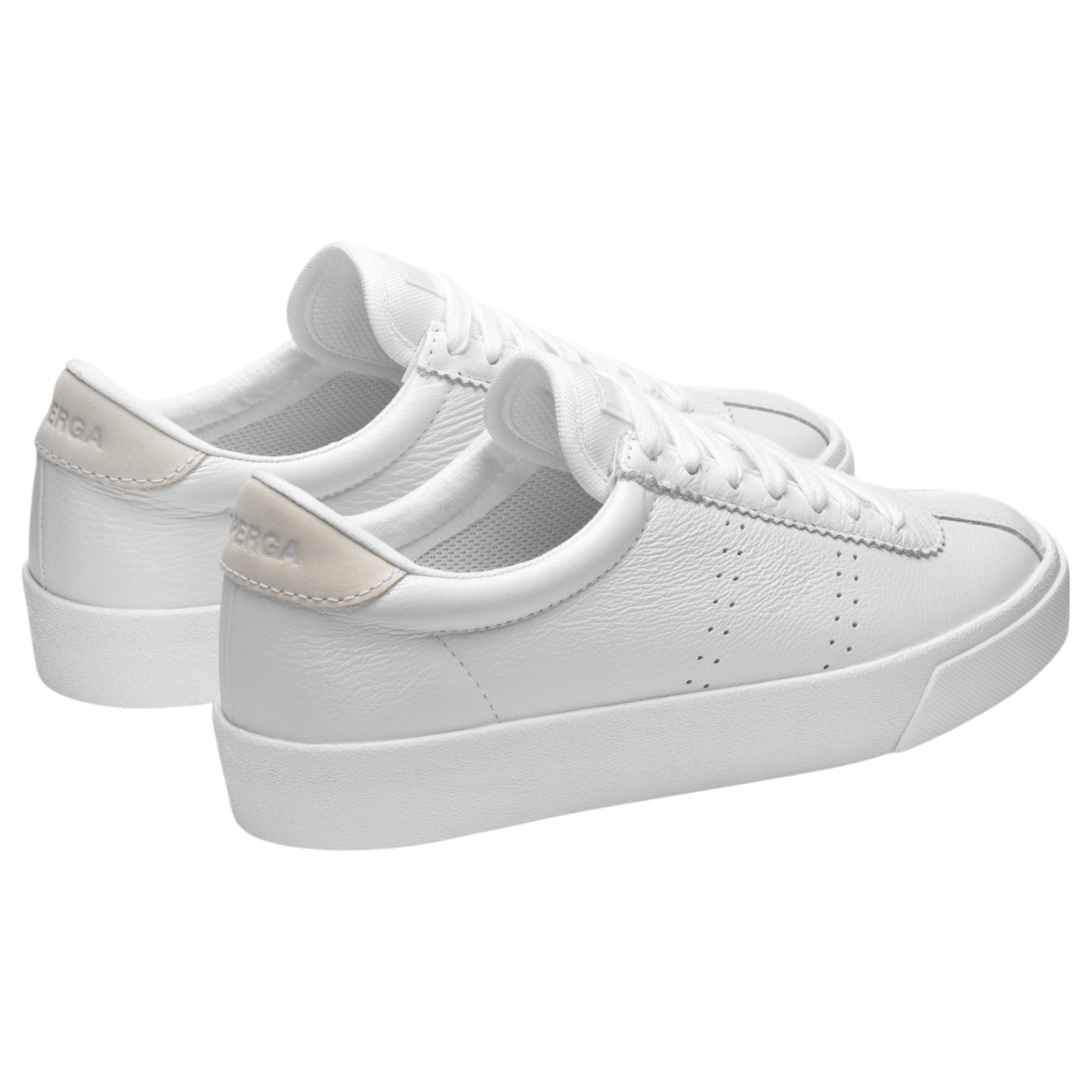 Unisex Adults Superga 2843 Club S Comfort Leather Shoes White