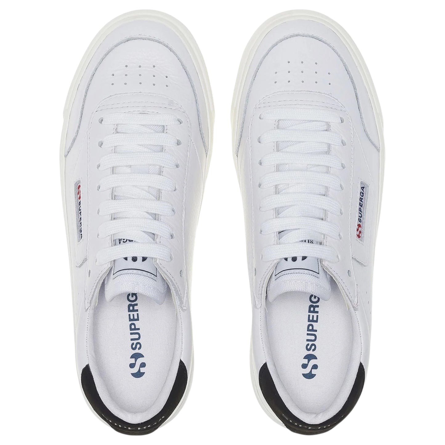 Unisex Adults Superga 2750 Cotu Classic Shoes White/Black