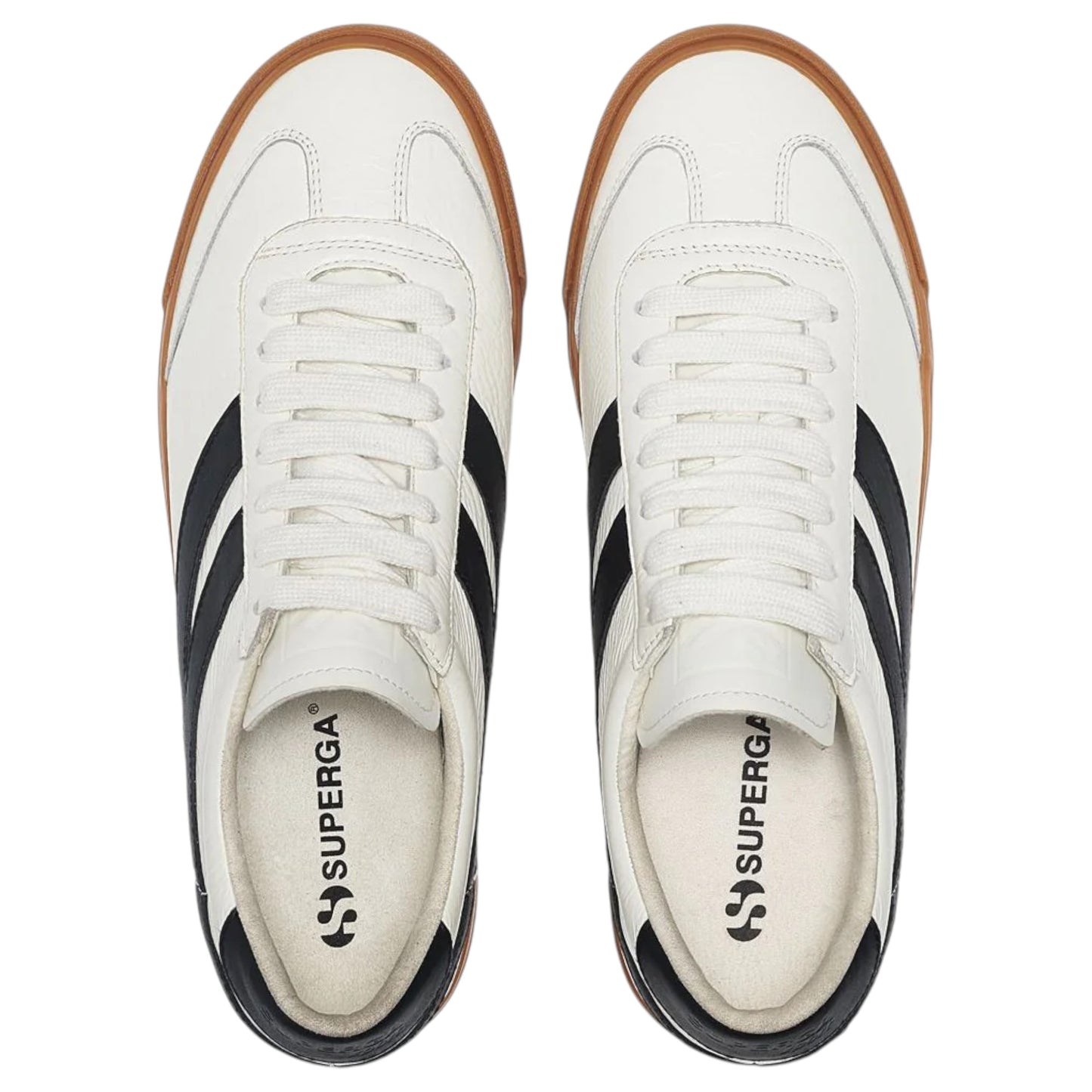 Unisex Adults Superga 2750 Cotu Classic Shoes White/Black