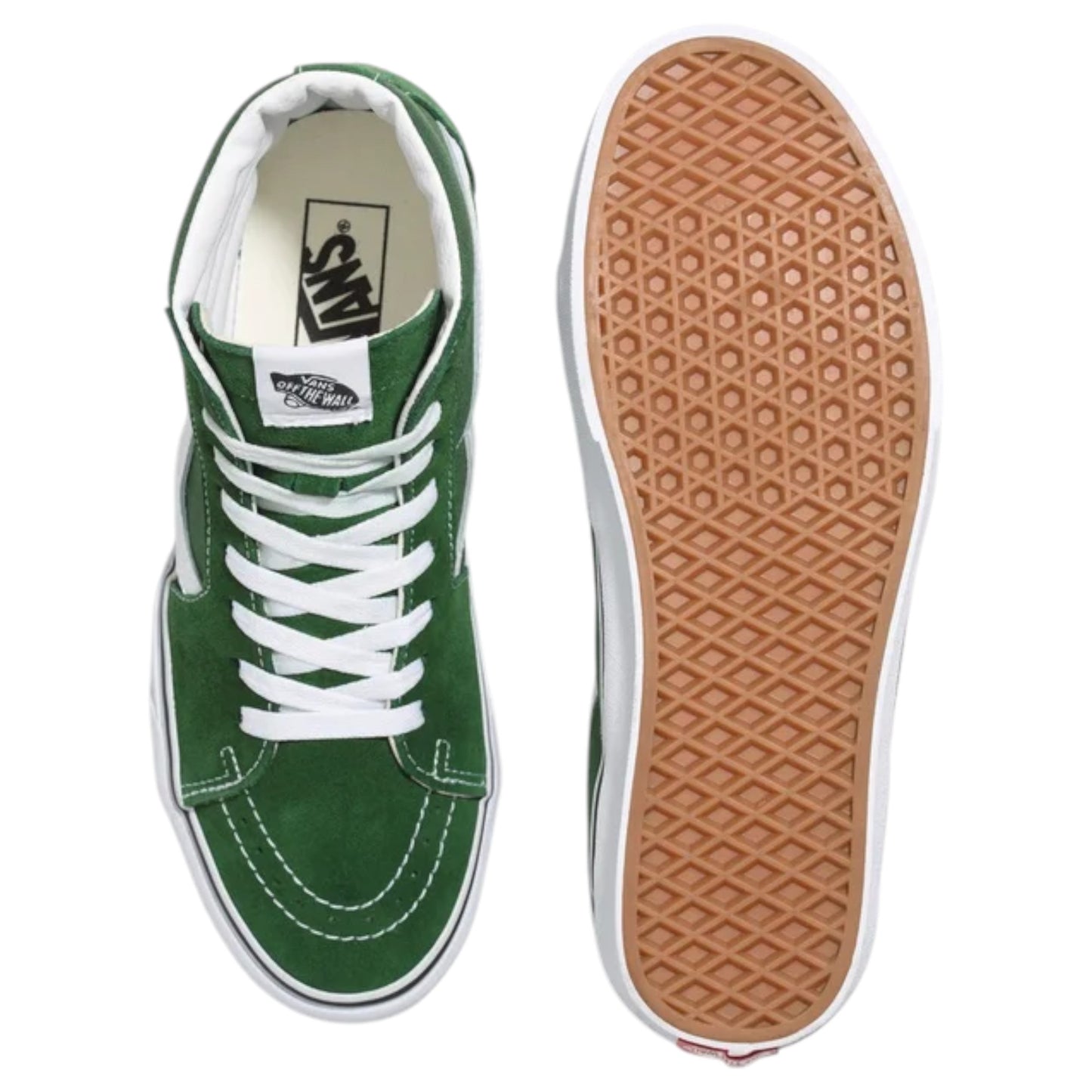 Mens Vans SK8-Hi Shoes Green