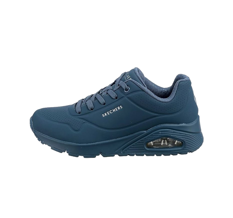 Mens Skechers Uno - Stand On Air Shoes Blue