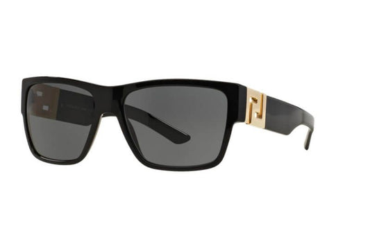 Mens Versace VE4296 Sunglasses Black/ Dark Grey