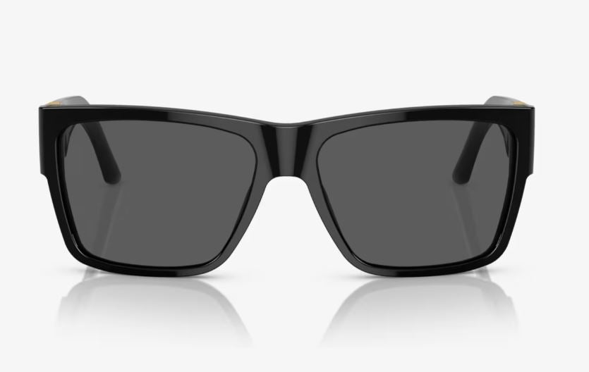 Mens Versace VE4296 Sunglasses Black/ Dark Grey