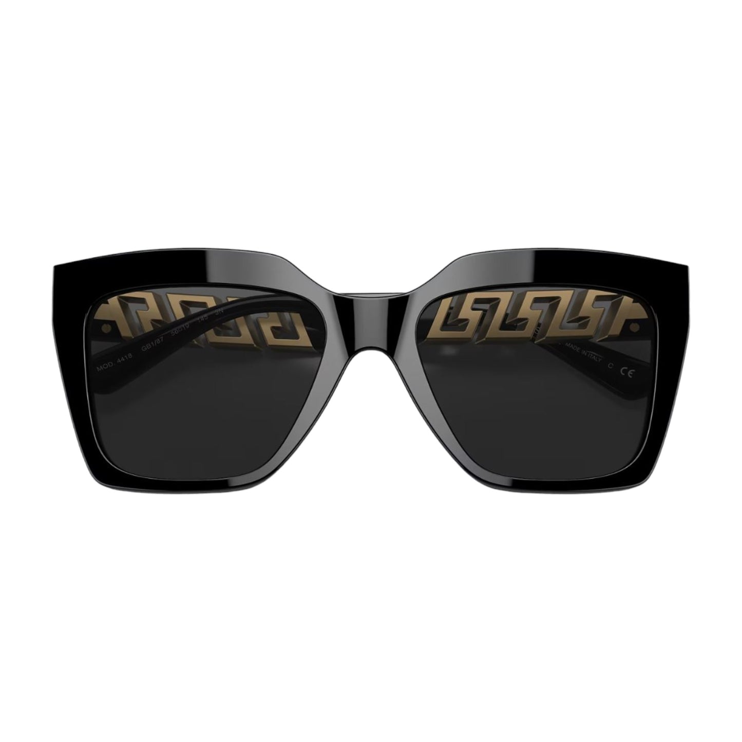 Womens Versace VE4418 Sunglasses Black/Dark Grey