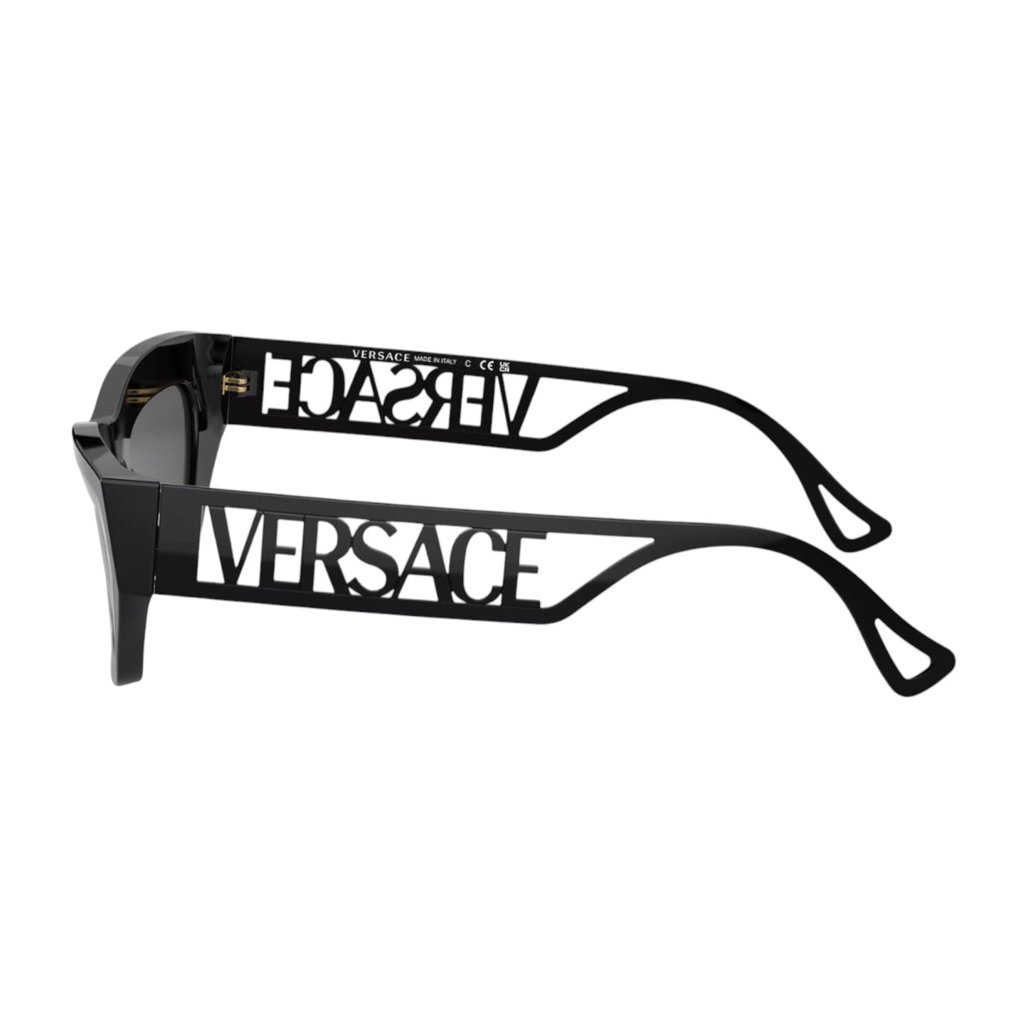 Womens Versace VE4432U Sunglasses Black/Dark Grey