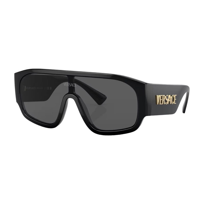 Womens Versace Sunglasses Ve4439 Fashion Spectacles Black/ Dark Grey Sunnies