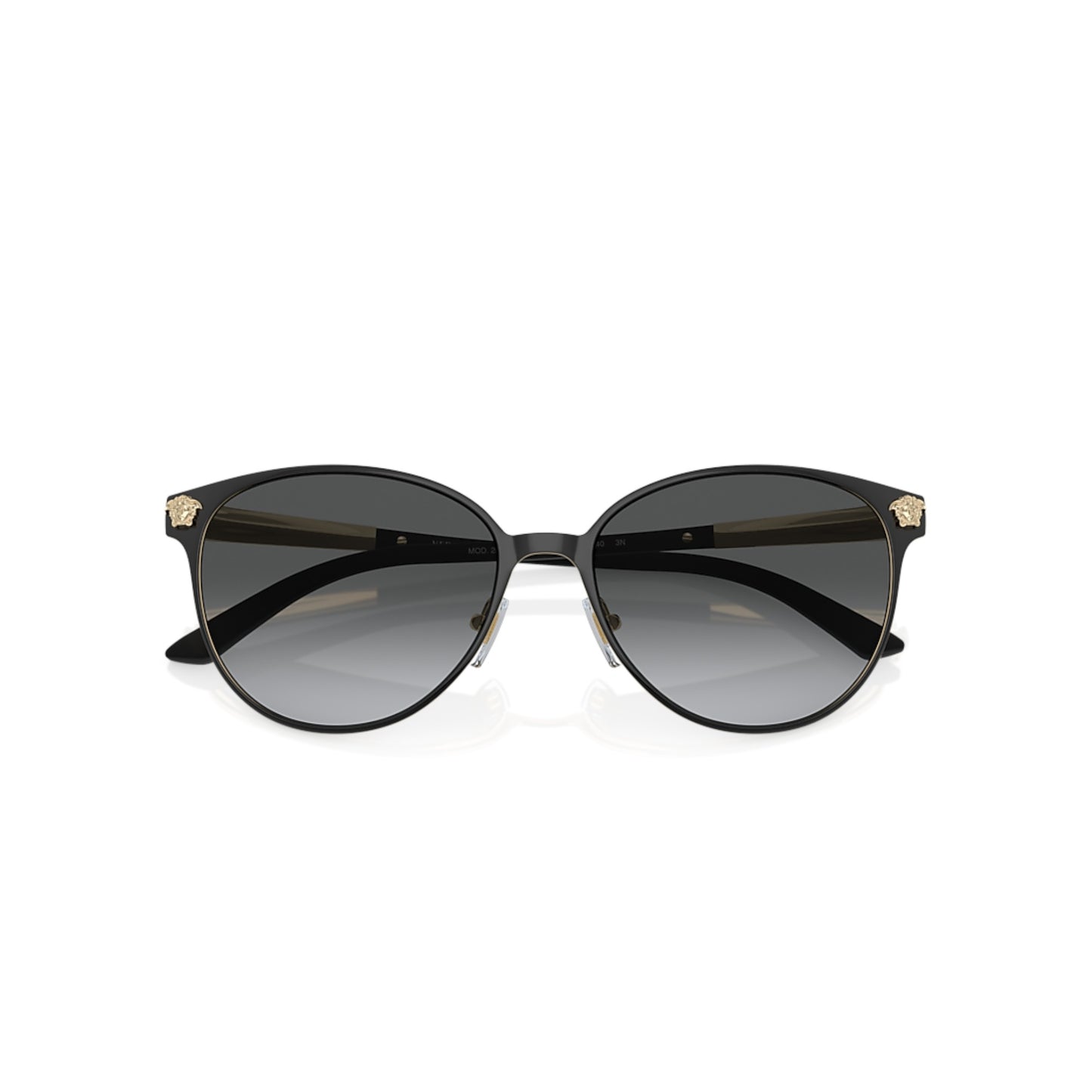 Women Versace Ve2168 1377T3 Black Phantos Grey Gradient Sunglasses
