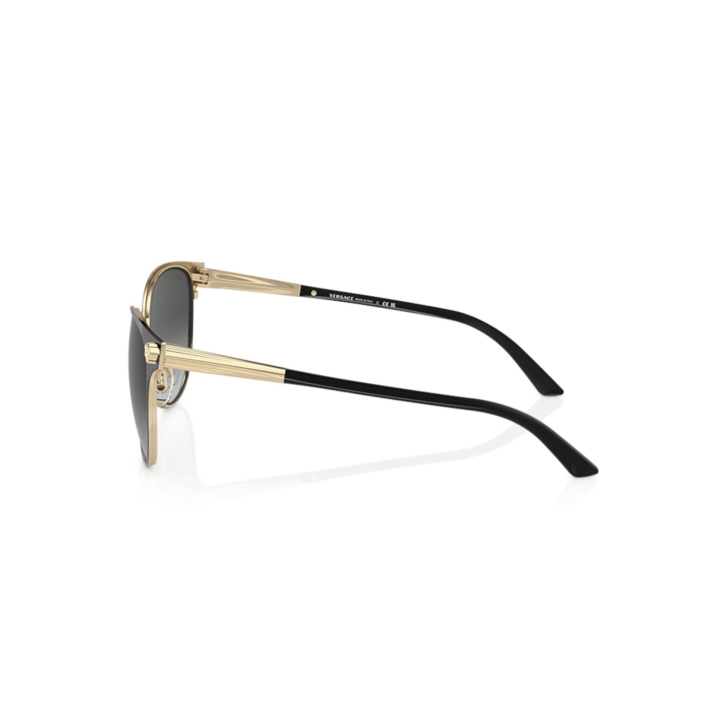 Women Versace Ve2168 1377T3 Black Phantos Grey Gradient Sunglasses