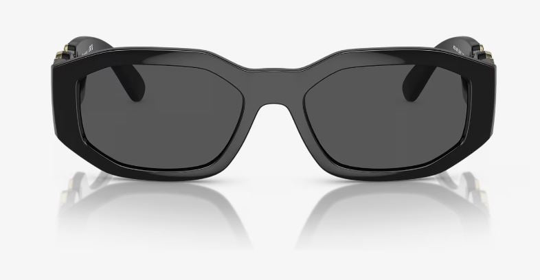Womens Versace VE4361 Sunglasses Black/ Dark Grey