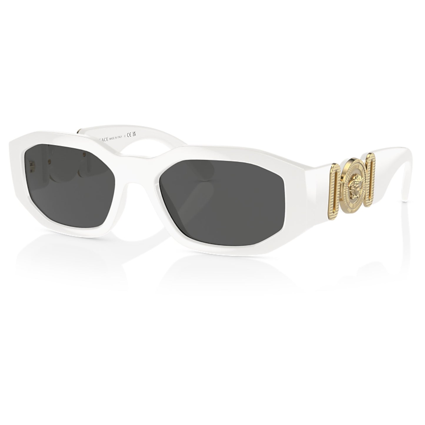 Unisex Versace Ve4361 401/87 Black Irregular Dark Grey Sunglasses
