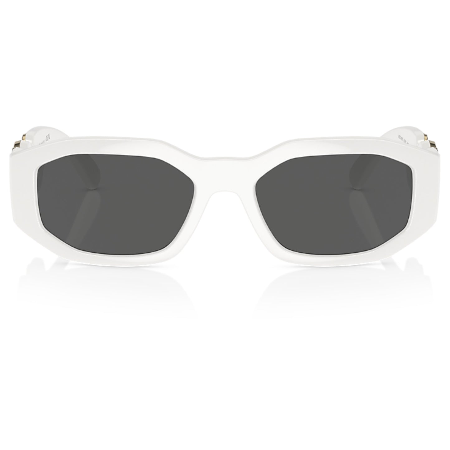 Unisex Versace Ve4361 401/87 Black Irregular Dark Grey Sunglasses