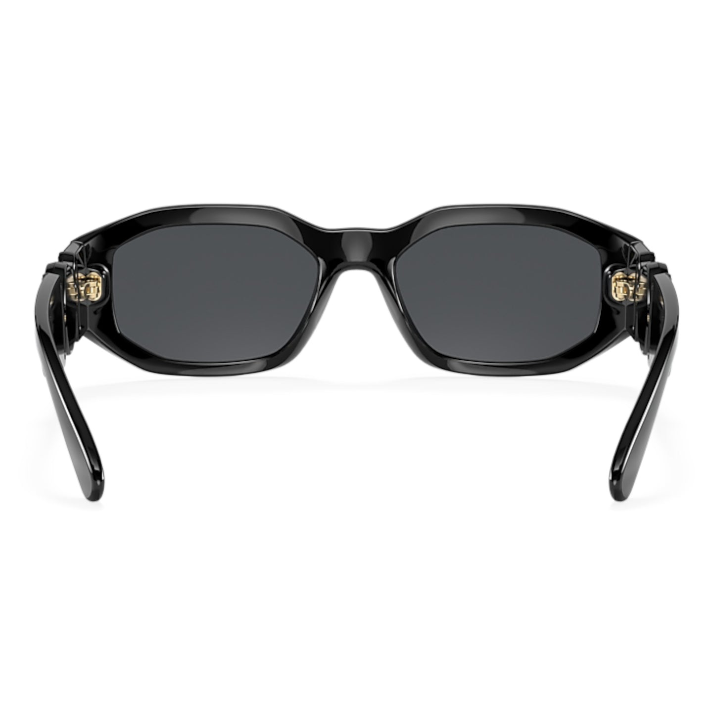 Unisex Versace Ve4361 536087 Black Irregular Dark Grey Sunglasses
