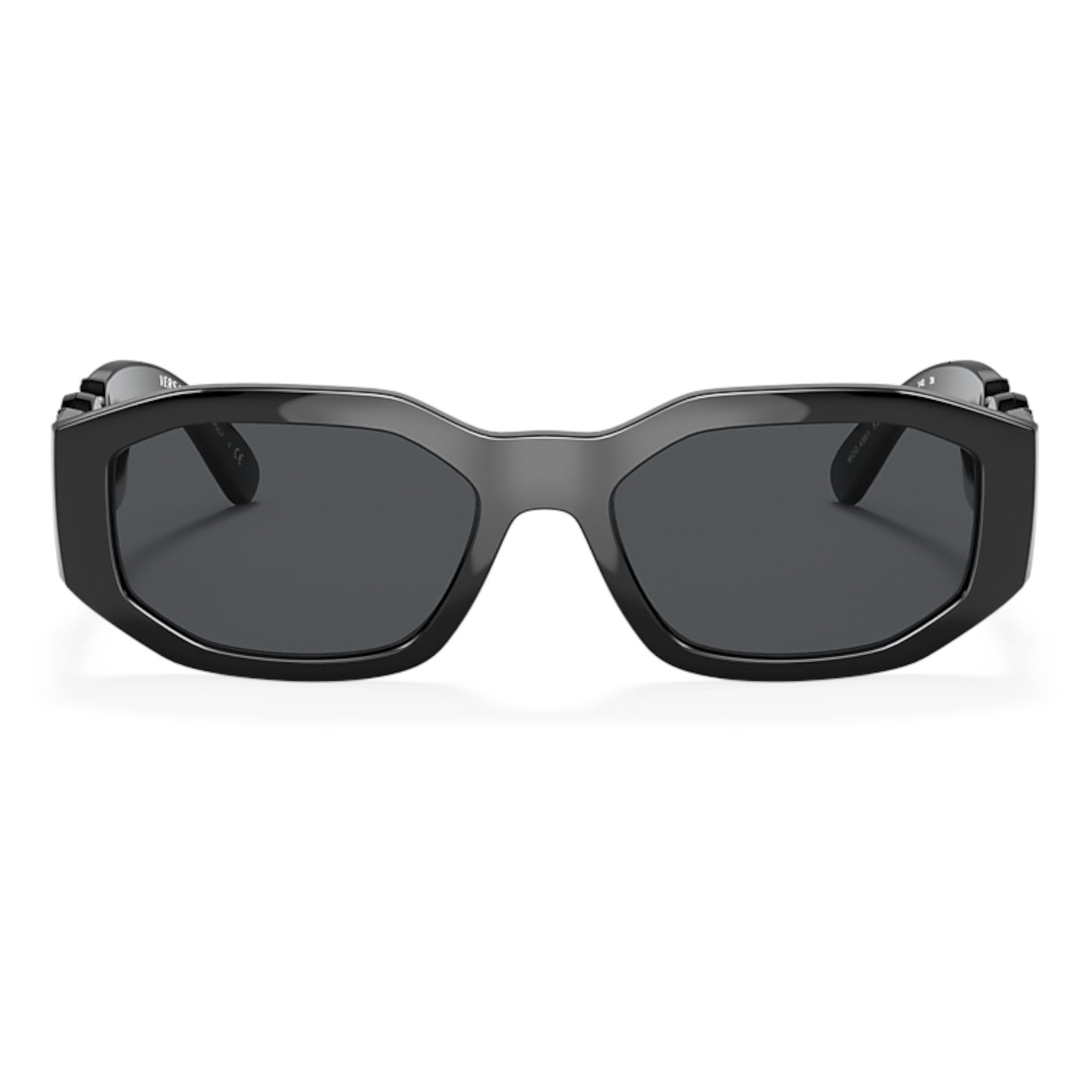 Unisex Versace Ve4361 536087 Black Irregular Dark Grey Sunglasses