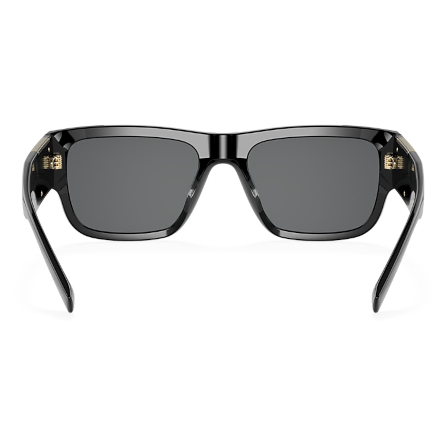 Unisex Versace Ve4406 Gb1/87 Black Rectangle Dark Grey Sunglasses