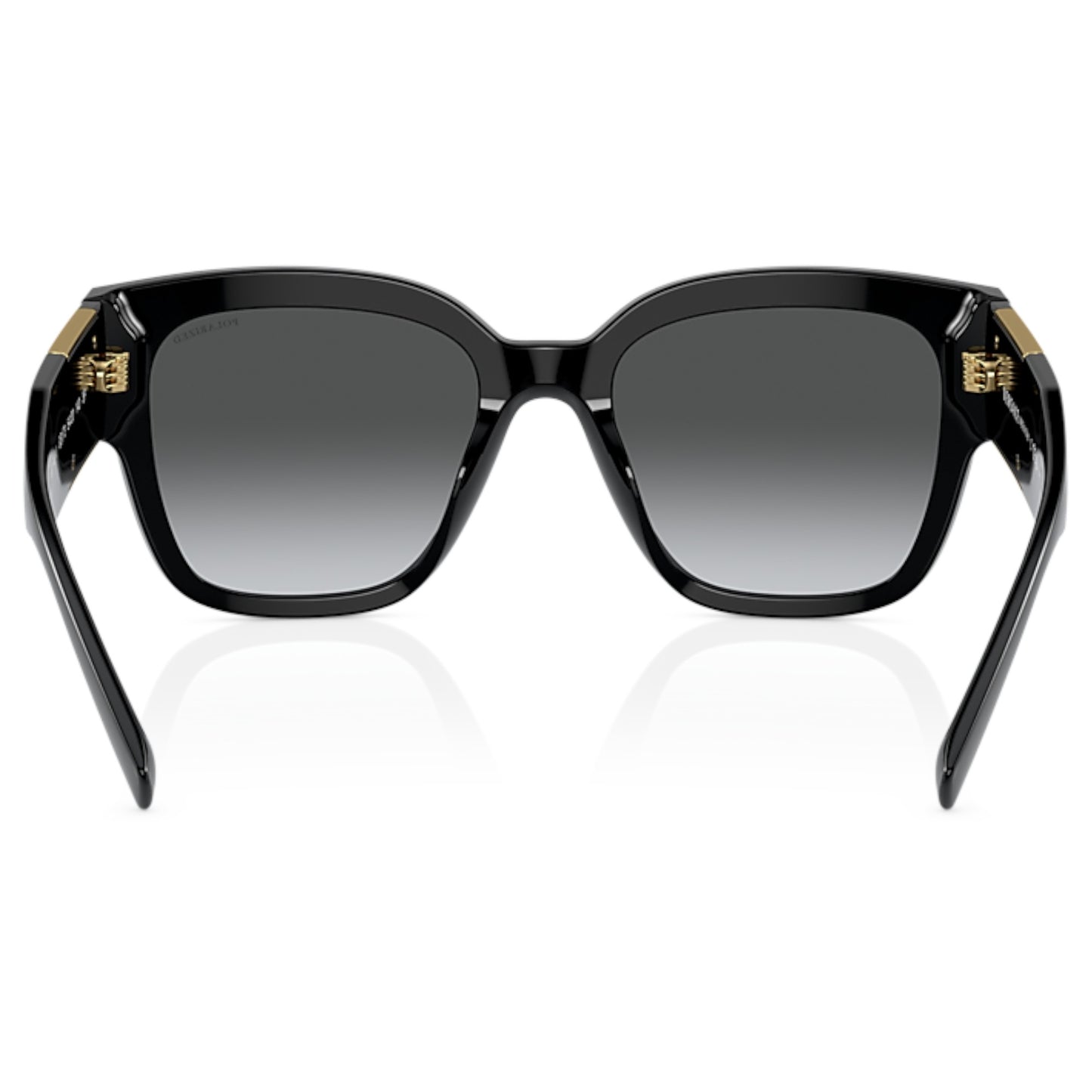 Women Versace Ve4437u Gb1/T3 Black Pillow Polarized Grey Gradient Sunglasses