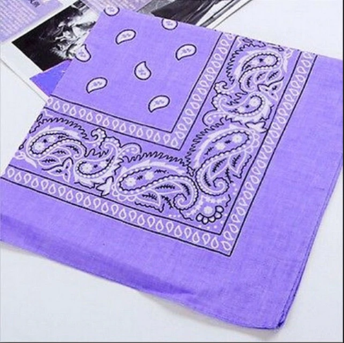 Bandana Paisley Head Wrap 100% Cotton Neck Scarf Bandanna