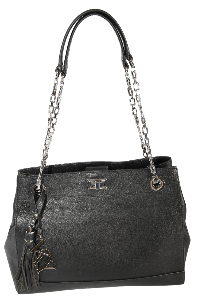 Womens VKY Leila Shoulder Classic Handbag Black