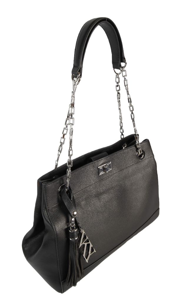 Womens VKY Leila Shoulder Classic Handbag Black