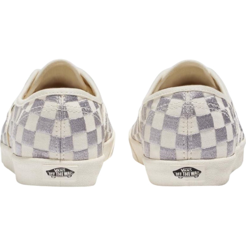 Mens Vans Authentic LowPro Shoes Embroidered Check Lunar Rock