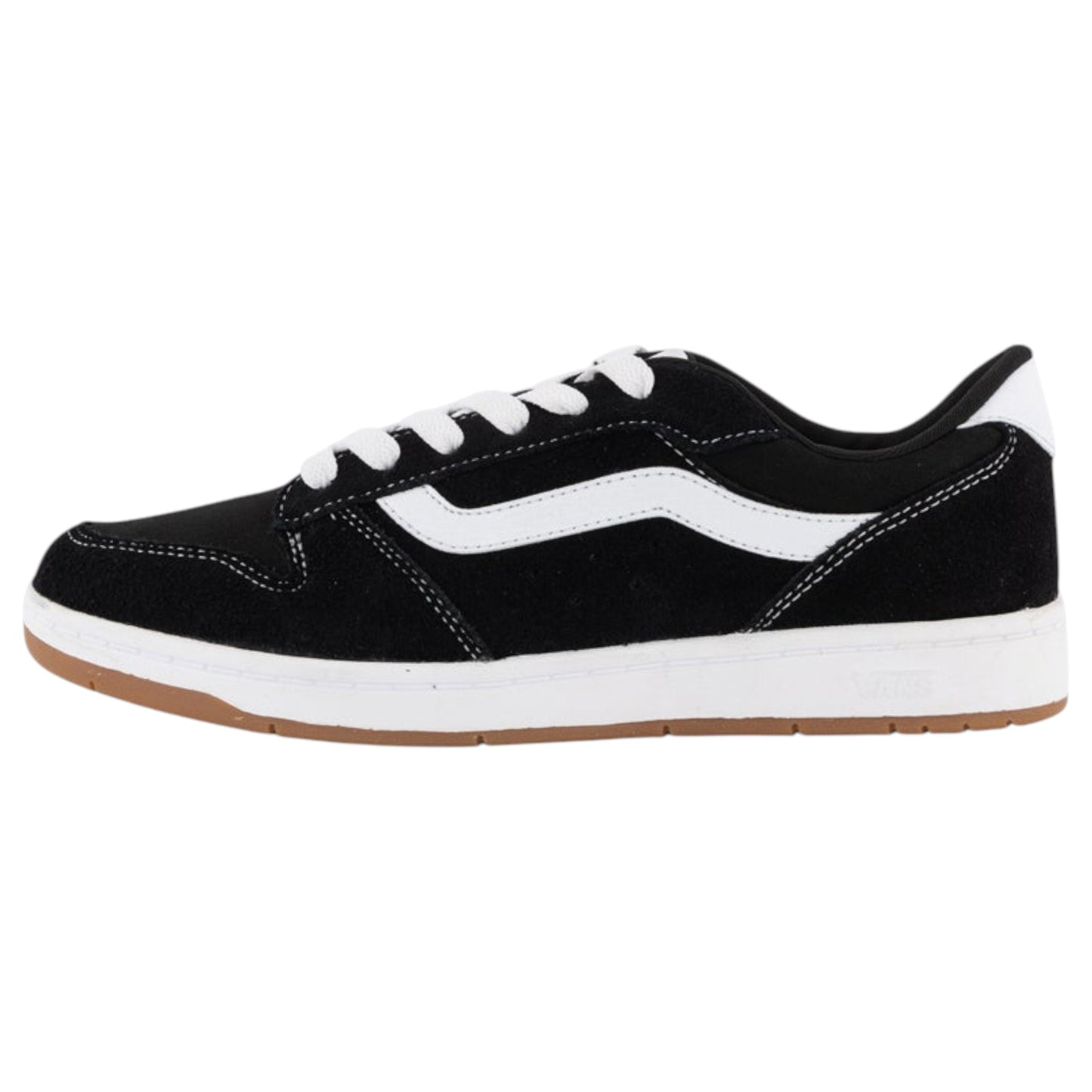 Mens Vans Ryland LS Shoes Suede/Canvas Black/White