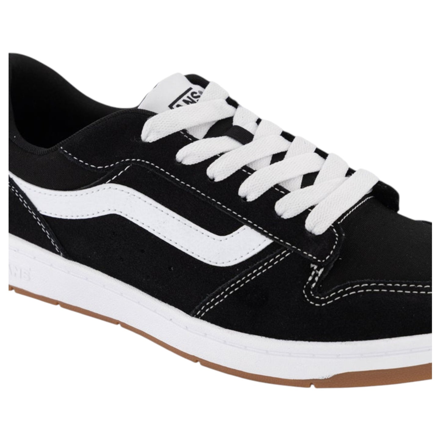 Mens Vans Ryland LS Shoes Suede/Canvas Black/White