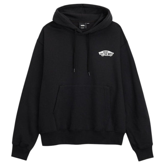 Mens Vans Double Standard Pullover Hoodie Black/White
