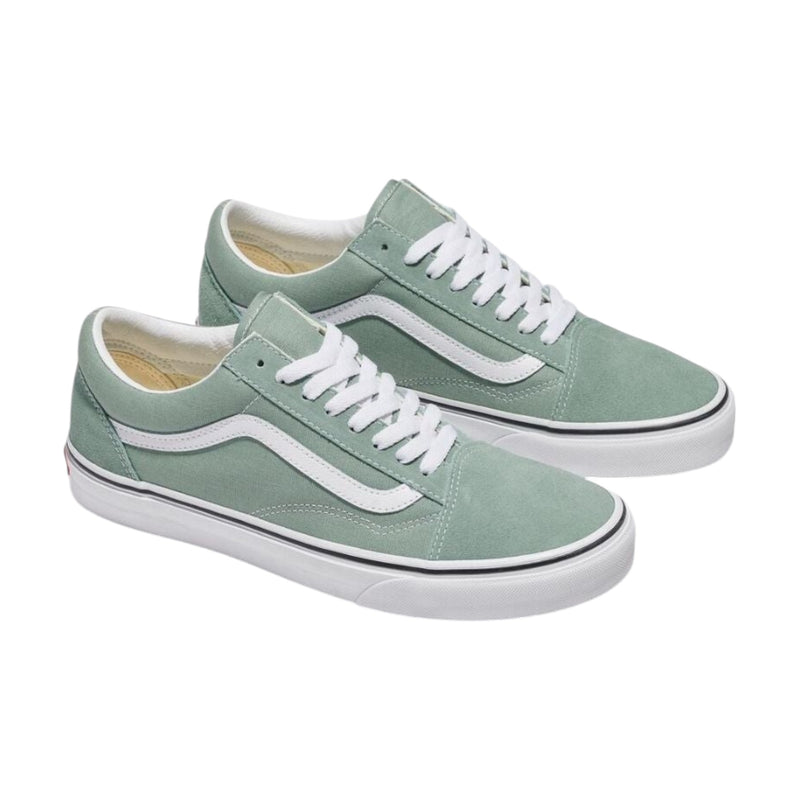 Unisex Vans Old Skool Colour Theory Iceberg Green Lace Up Shoes