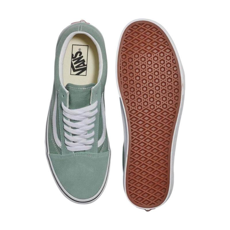 Unisex Vans Old Skool Colour Theory Iceberg Green Lace Up Shoes