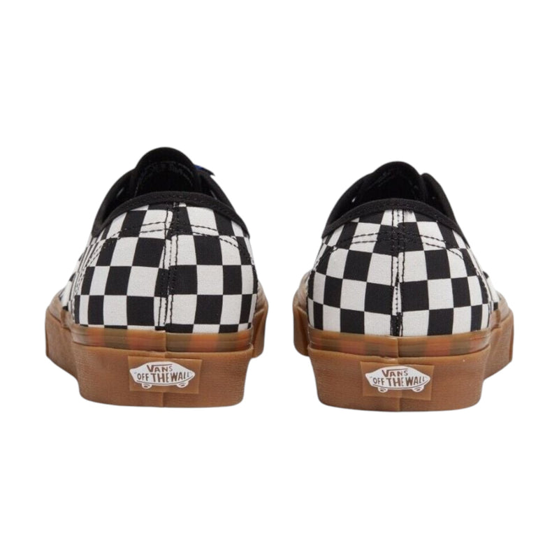 Mens Vans Authentic Checkerboard Shoes Black/White