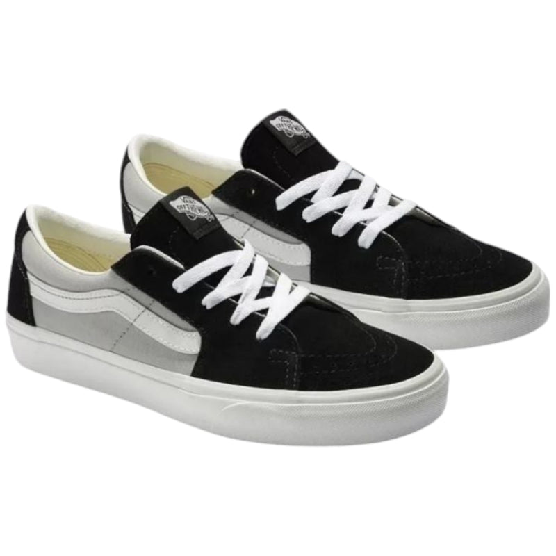 Mens Vans Sk8 Low Black/ Drizzle Lace Up Shoes