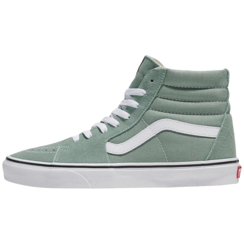 Mens Vans Sk8 Hi Colour Theory Green Lace Up Shoes