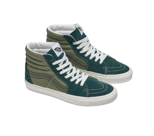 Mens Vans SK8 HI Tri-Tone High Top Shoes Green