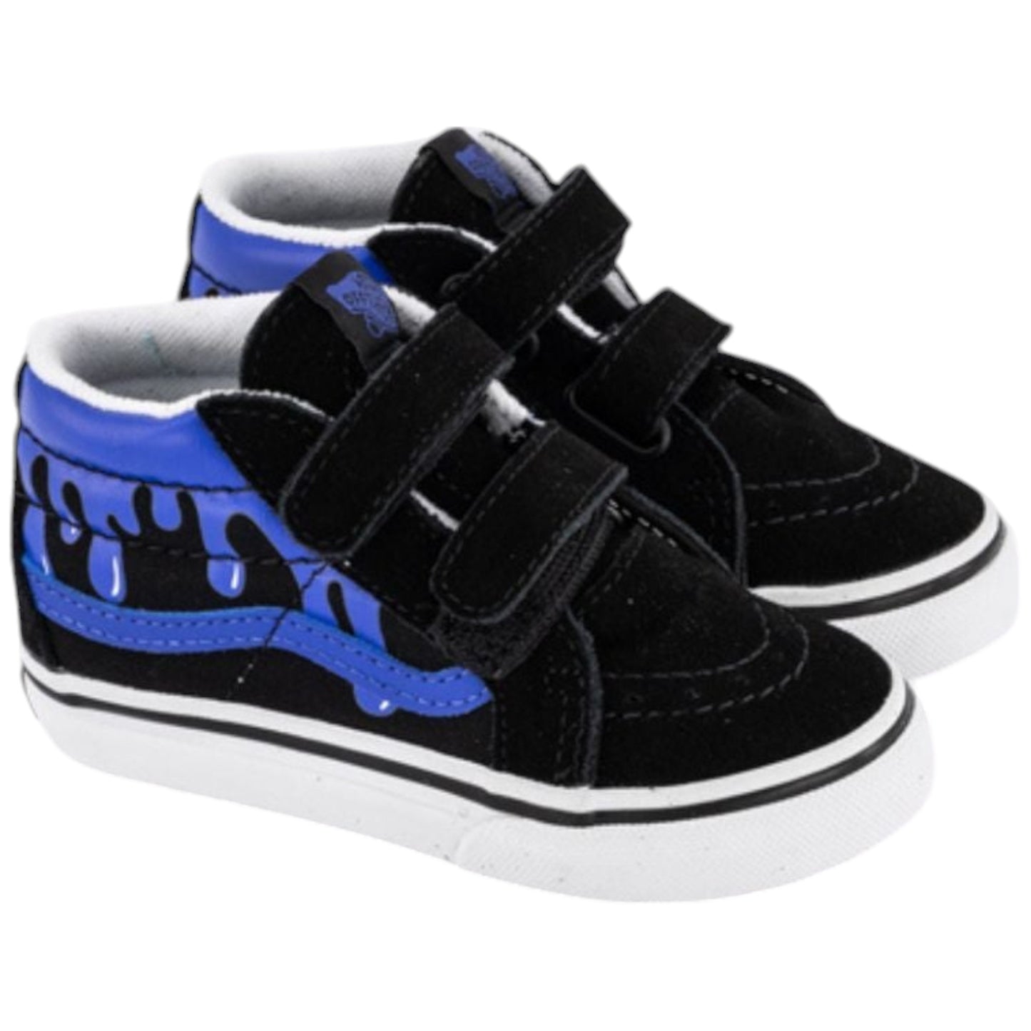 Kids Boys Vans Toddler SK8-Mid Reissue V Glow Shoes Black/Blue