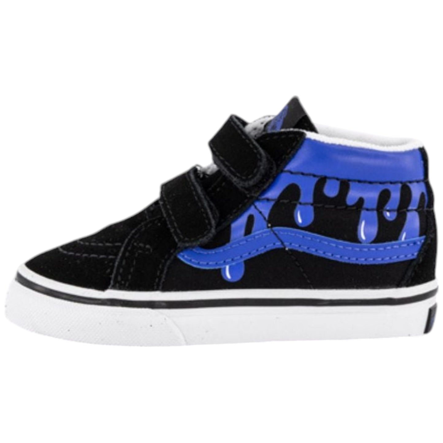 Kids Boys Vans Toddler SK8-Mid Reissue V Glow Shoes Black/Blue