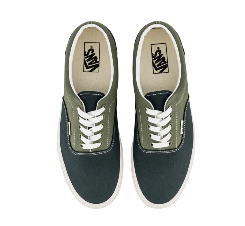 Unisex Vans Era Tri-Tone Green Lace Up Shoes