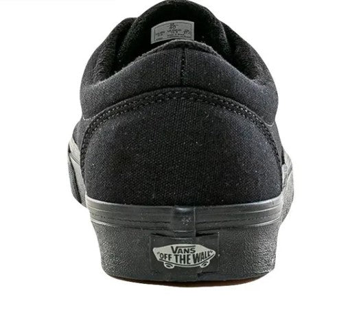 Mens Vans Doheny Black Casual Lace Up Shoes