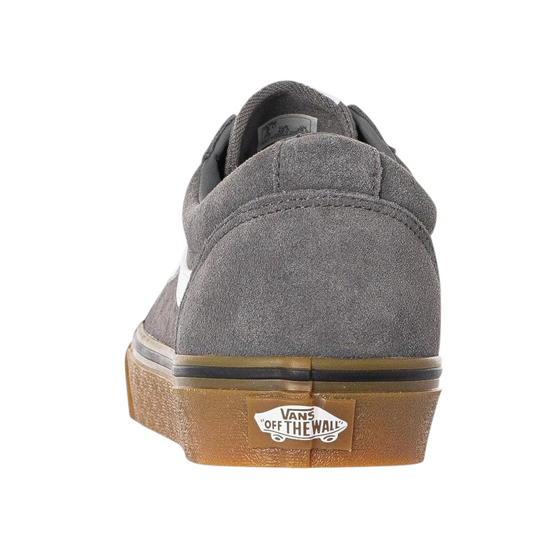 Mens Vans Ward Suede Shoes Pewter/Gum