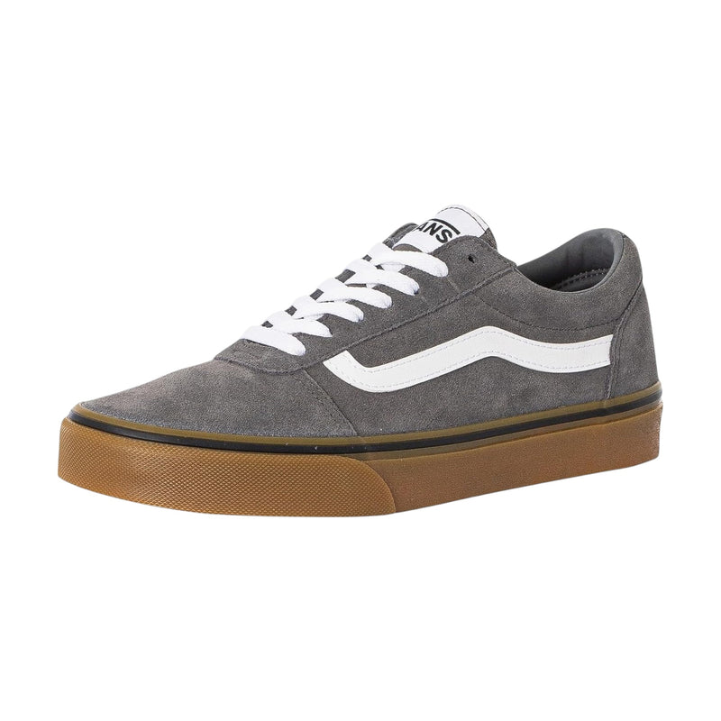 Mens Vans Ward Suede Shoes Pewter/Gum