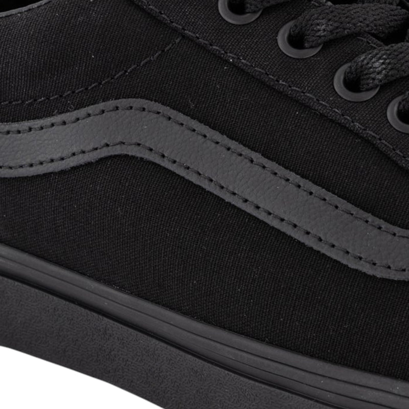 Mens Vans Ward Canvas Low Top Shoes Black