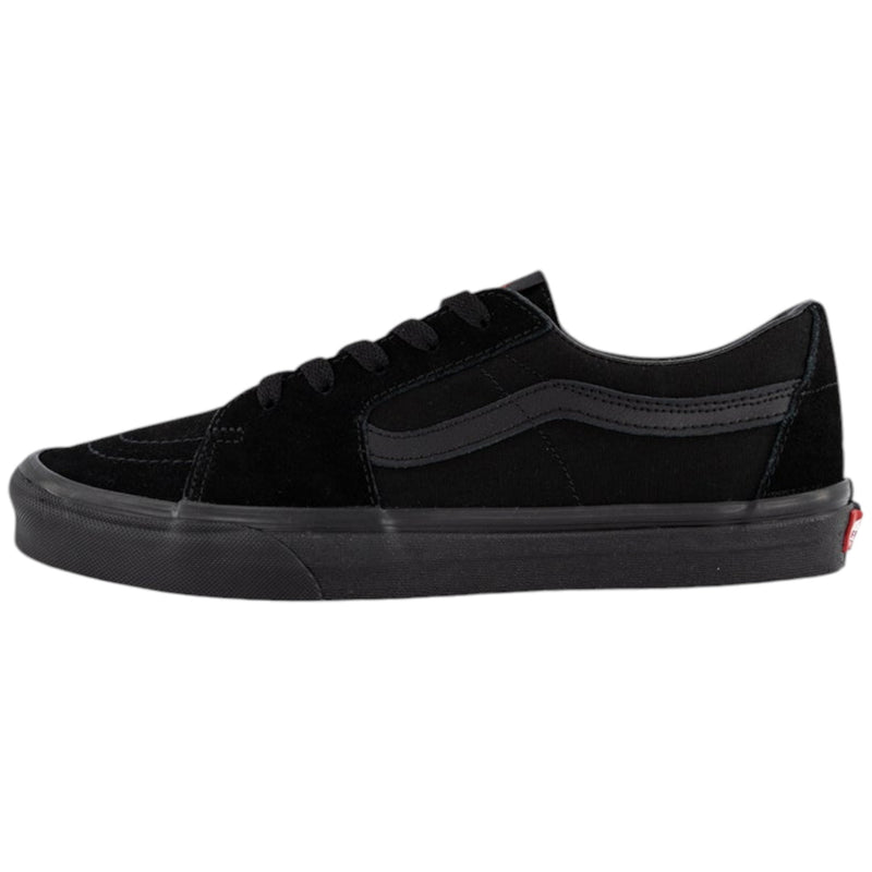 Mens Vans Sk8 Low Black/ Black Lace Up Shoes