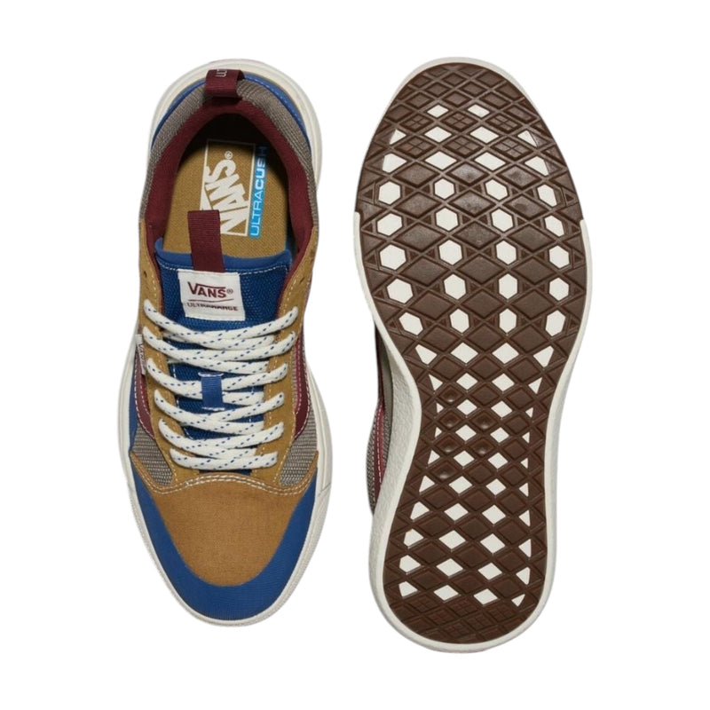 Mens Vans Mte Ultrarange Exo Se Mesh Blue/ Multi Lace Up Shoes