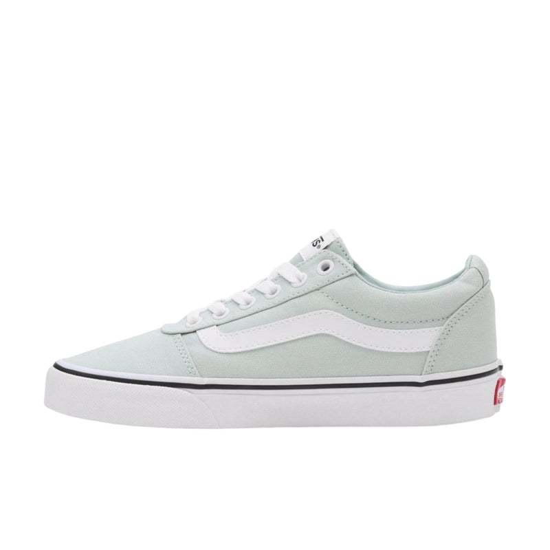 Womens Vans Ward Low Top Canvas Pale Aqua Lace Up Shoes