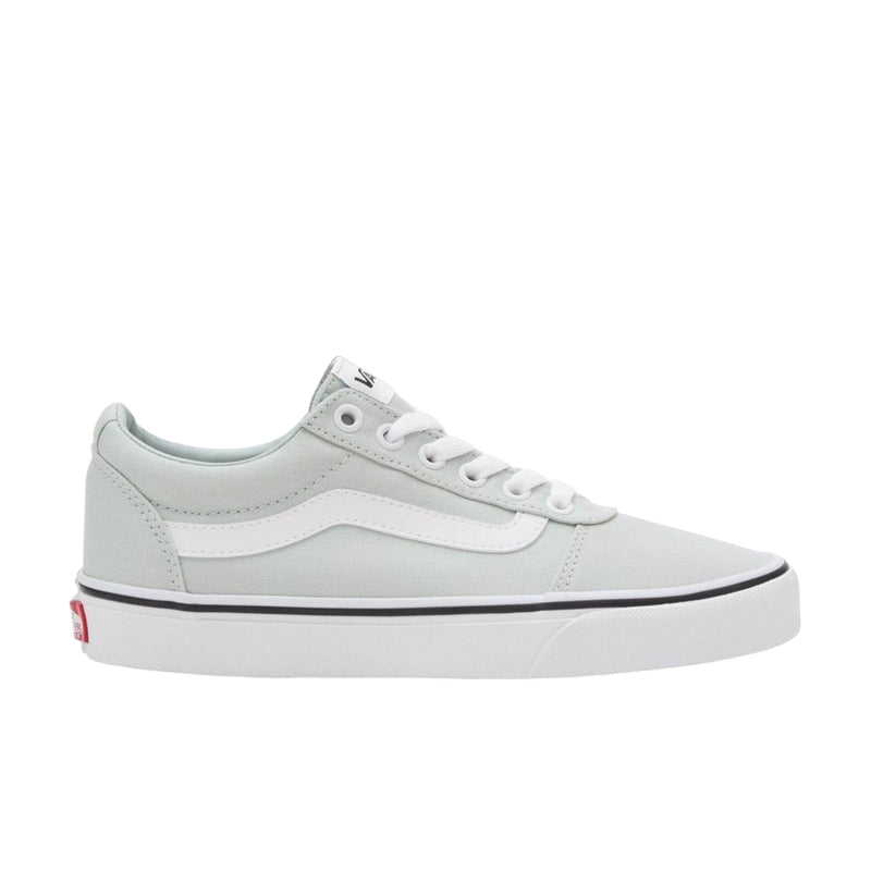 Womens Vans Ward Low Top Canvas Pale Aqua Lace Up Shoes