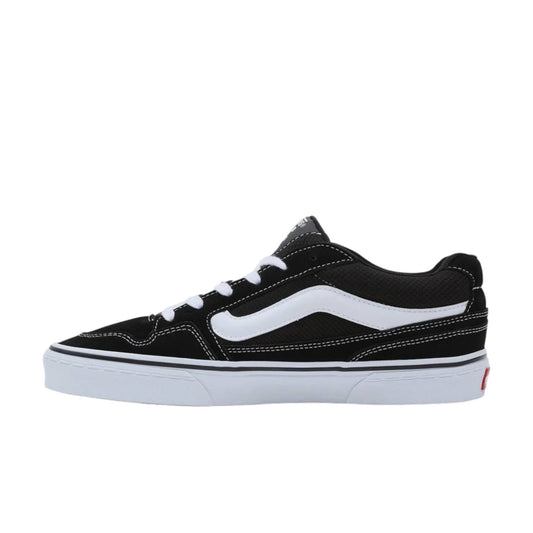 Mens Vans Caldrone Shoes Black/White