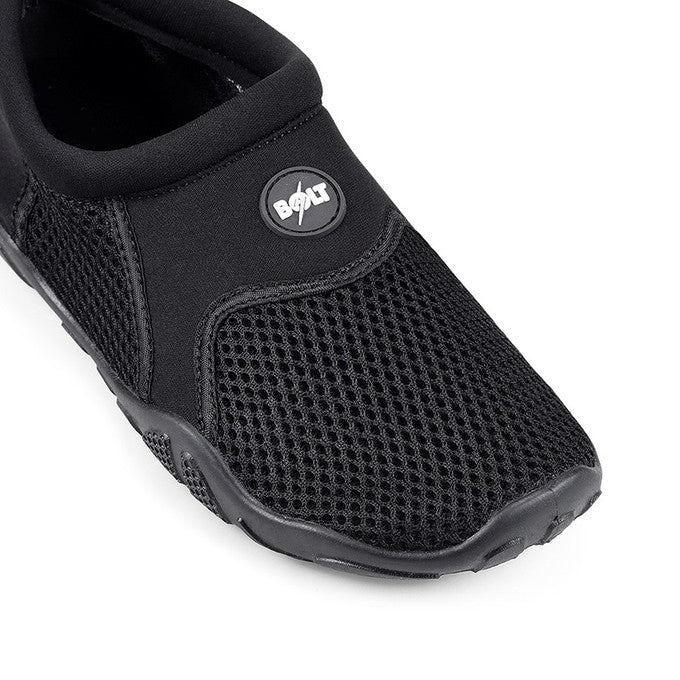 Grosby Mens Wave Black Athletic Reef Slip On Shoes
