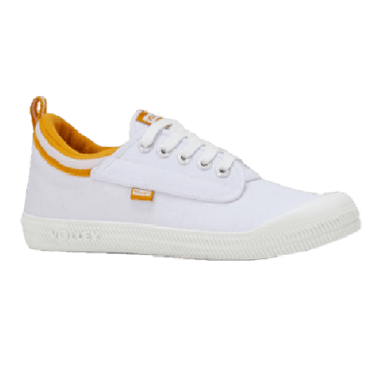 Mens Volley International Low Shoes White / Golden Orange