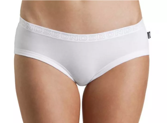 2 Pack Womens Bonds Hipster Boyleg Briefs Underwear White