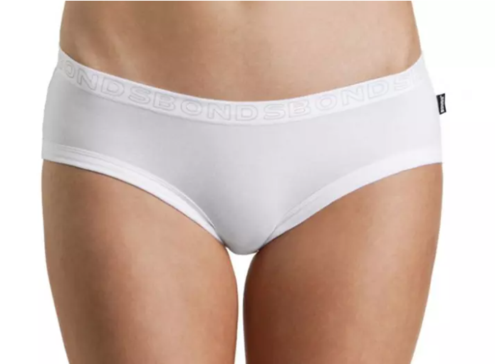 2 Pairs Bonds Hipster Boyleg Briefs Womens Underwear - White W1093s