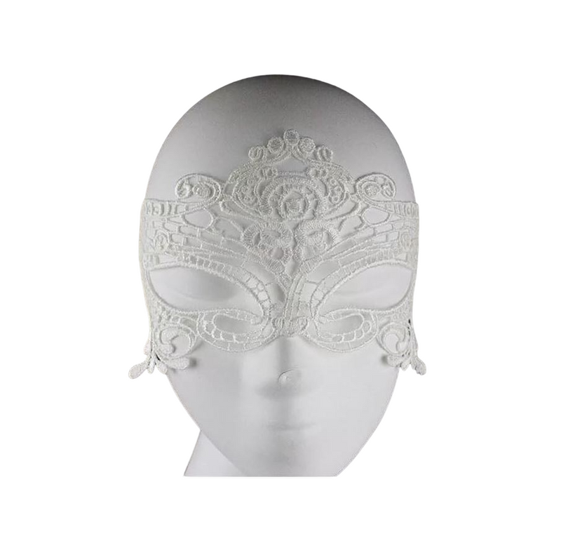 Black / White Sexy Lace Masquerade Eye Mask Fancy Dress Costume Ball Hens Party