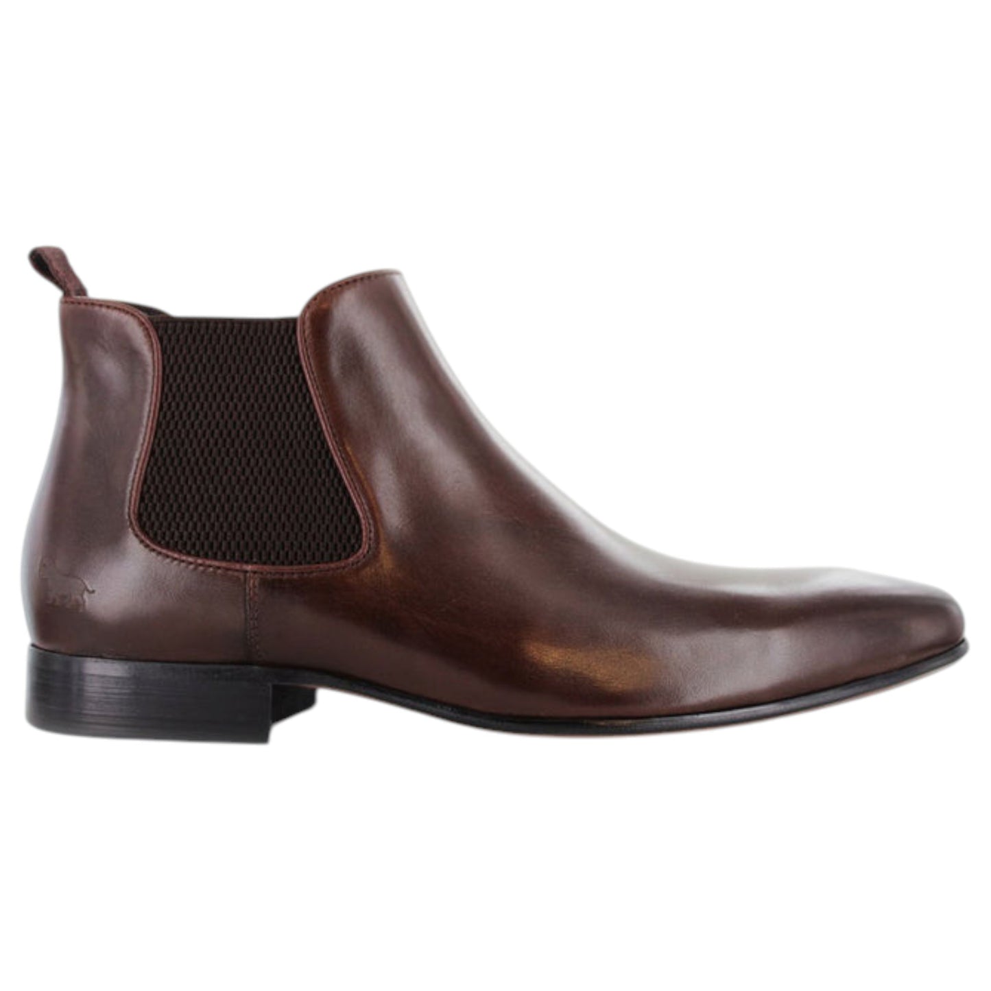 Mens Wild Rhino Ajax Chelsea Boots Dark Brown